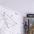 Набор чертежный GLOBUS с циркулем 125 мм, 9 предметов, пластиковый пенал с европодвесом, НЧ9-30-60 210781