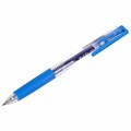 Ручка гелевая автоматическая с грипом BRAUBERG "GLA", СИНЯЯ, стандартный узел 0,5 мм, линия письма 0,35 мм, 144216 144216