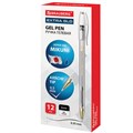 Ручка гелевая BRAUBERG "EXTRA GLD", ЧЕРНАЯ, корпус прозрачный, узел 0,5 мм, линия 0,35 мм, 143901 143901