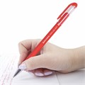 Ручка гелевая BRAUBERG Profi-Gel SOFT, КРАСНАЯ, линия письма 0,4 мм, стандартный наконечник 0,5 мм, прорезиненный корпус SOFT-TOUCH, 144131 144131