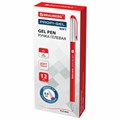 Ручка гелевая BRAUBERG Profi-Gel SOFT, КРАСНАЯ, линия письма 0,4 мм, стандартный наконечник 0,5 мм, прорезиненный корпус SOFT-TOUCH, 144131 144131