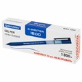 Ручки гелевые BRAUBERG "X-WRITER 1800", УВЕЛИЧЕННАЯ ДЛИНА ПИСЬМА 1 800 м, СИНИЕ, КОМПЛЕКТ 10 ШТУК, стандартный узел 0,5 мм, 144137 144137