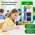 Ручка перьевая с 10 сменными картриджами, иридиевое перо, BRAUBERG KIDS, 143955 143955
