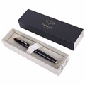 Ручка перьевая PARKER "IM Core Black Lacquer GT", черный глянцевый лак, позолота, синяя, 1931645 142531