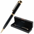 Ручка подарочная шариковая GALANT "Bernini", корпус черный, детали золото, узел 0,7 мм, линия письма 0,5 мм, синяя, 144177 144177