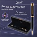 Ручка подарочная шариковая GALANT "Bernini", корпус черный, детали золото, узел 0,7 мм, линия письма 0,5 мм, синяя, 144177 144177
