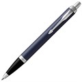Ручка шариковая PARKER "IM Core Matte Blue CT", корпус темно-синий лак, хромированные детали, синяя, 1931668 142539