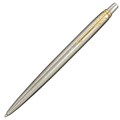 Ручка шариковая PARKER "Jotter Core Stainless Steel GT", ежедневник А5 синий, пакет, 880889 880889