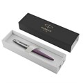 Ручка шариковая PARKER "Jotter Core Victoria Violet CT", корпус фиолетовый, детали хром, синяя, 1953190 142385