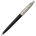 Ручка шариковая PARKER "Jotter Plastic CT", корпус черный, ежедневник А5 черный, белый срез, пакет, 880895 880895