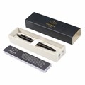 Ручка шариковая PARKER "Jotter XL Monochrome Black BT", корпус черный, нержавеющая сталь, синяя, 2122753 143763