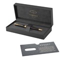 Ручка шариковая PARKER "Sonnet Core Matt Black GT", черный матовый лак, позолота, черная, 1931519 142359