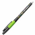 Ручка стираемая гелевая с грипом BIC "Gelocity Illusion", ЧЕРНАЯ, корпус черный, линия 0,3 мм, 516523 144419