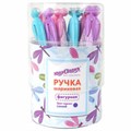 Ручка фигурная шариковая ЮНЛАНДИЯ "Стрекоза", корпус ассорти, СИНЯЯ, пишущий узел 0,7 мм, 143789 143789