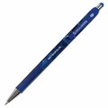 Ручка шариковая автоматическая BRAUBERG "Metropolis", СИНЯЯ, корпус синий, пишущий узел 0,5 мм, линия письма 0,3 мм, 144221 144221