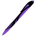 Ручка шариковая автоматическая BRAUBERG ULTRA COLOR NEON, soft-touch, СИНЯЯ, пишущий узел 0,7 мм, линия письма 0,35 мм, 144203 144203