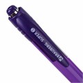 Ручка шариковая автоматическая с грипом BRAUBERG SUPER, СИНЯЯ, корпус фиолетовый, узел 0,7 мм, линия письма 0,35 мм, 143373 143373