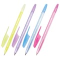 Ручка шариковая BRAUBERG "X-333" PASTEL, СИНЯЯ, корпус тонированованный ассорти, узел 0,7 мм, линия письма 0,35 мм, 142830 142830