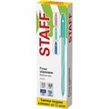Ручка шариковая STAFF "CANDY PASTEL", синяя, ВЫГОДНЫЙ КОМПЛЕКТ 12 шт., узел 0,6 мм, линия 0,3 мм, 144237 144237