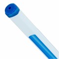 Ручка шариковая масляная BRAUBERG "Extra Glide Soft White", СИНЯЯ, узел 0,7 мм, линия письма 0,35 мм, 142927 142927