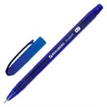 Ручка шариковая масляная BRAUBERG "Flight", СИНЯЯ, корпус синий, узел 0,7 мм, линия письма 0,35 мм, 143343, OBP369 143343