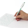 Ручка шариковая масляная PENSAN "Global-21", ЗЕЛЕНАЯ, корпус прозрачный, узел 0,5 мм, линия письма 0,3 мм, 2221, 2221/12 142705