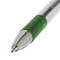 Ручка шариковая масляная с грипом BRAUBERG "Max-Oil", ЗЕЛЕНАЯ, игольчатый узел 0,7 мм, линия письма 0,35 мм, 142144 142144
