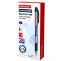 Ручка шариковая масляная с грипом BRAUBERG "Signature", СИНЯЯ, печать, узел 0,7 мм, линия письма 0,35 мм, 142688 142688
