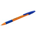 Ручка шариковая с грипом ERICH KRAUSE "R-301 Grip", СИНЯЯ, корпус оранжевый, узел 0,7 мм, линия письма 0,35 мм, 39531 142854
