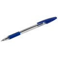 Ручка шариковая с грипом ERICH KRAUSE "R-301 Grip", СИНЯЯ, корпус прозрачный, узел 1 мм, линия письма 0,5 мм, 39527 142853