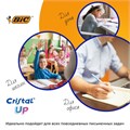 Ручки шариковые BIC "Cristal Up Fun", НАБОР 4 ЦВЕТА (салатовый, розовый, фиолетовый, голубой), узел 1 мм, линия 0,32 мм, блистер, 949870 143974