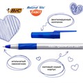 Ручки шариковые с грипом BIC "Round Stic Exact", НАБОР 6+2 шт., СИНИЕ, линия письма 0,28 мм, блистер, 932862 143980