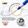 Ручки шариковые с грипом BIC "Round Stic Exact", НАБОР 6+2 шт., СИНИЕ, линия письма 0,28 мм, блистер, 932862 143980