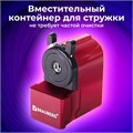 Точилка механическая BRAUBERG "JET", металлический механизм, черный/бордовый, 222517 222517