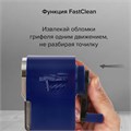 Точилка механическая BRAUBERG "ORIGINAL", для чернографитных и цветных карандашей, крепление к столу, корпус синий, 228480 228480