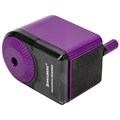 Точилка механическая BRAUBERG ULTRA для чернографитных и цветных карандашей, крепление к столу, цвет корпуса сиреневый с черным, 271341 271341