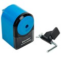 Точилка механическая BRAUBERG ULTRA для чернографитных и цветных карандашей, крепление к столу, цвет корпуса голубой с черным, 271342 271342