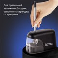 Точилка электрическая BRAUBERG "Black Jack", питание от 4 батареек АА, дополнительное сменное лезвие, 228424 228424