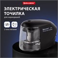 Точилка электрическая BRAUBERG "ORIGINAL", питание 220 В/4 батарейки АА, фрезерный механизм, 227565 227565