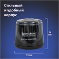 Точилка электрическая BRAUBERG DOUBLE BLADE BLACK, двойное лезвие, питание от 2 батареек АА, 271336 271336
