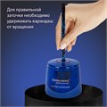 Точилка электрическая BRAUBERG DOUBLE BLADE BLUE, двойное лезвие, питание от 2 батареек AA, 229605 229605