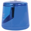 Точилка электрическая BRAUBERG DOUBLE BLADE BLUE, двойное лезвие, питание от 2 батареек AA, 229605 229605