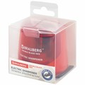 Точилка электрическая BRAUBERG DOUBLE BLADE RED, двойное лезвие, питание от 2 батареек АА, 271338 271338