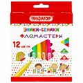 Фломастеры ПИФАГОР "ЭНИКИ-БЕНИКИ", 12 цветов, вентилируемый колпачок, 151401 151401