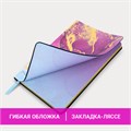 Блокнот А5 (143x210 мм), BRAUBERG VISTA "Marble", под кожу, гибкий, 80 л., 112063 112063