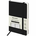 Блокнот МАЛЫЙ ФОРМАТ (91х140 мм) А6, BRAUBERG ULTRA, под кожу, 80 г/м2, 96 л., линия, черный, 113029 113029