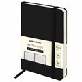 Блокнот МАЛЫЙ ФОРМАТ (93х140 мм) А6, BRAUBERG ULTRA, балакрон, 80 г/м2, 96 л., клетка, черный, 113052 113052