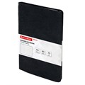 Тетрадь А5 (148x218 мм), BRAUBERG "Office PRO", гибкая, под кожу, гребень, 80 л., черная, 111046 111046
