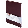 Тетрадь БОЛЬШОЙ ФОРМАТ (200x252 мм) В5, BRAUBERG "Office PRO", под кожу, гребень, клетка, 80 л., коричневый, 111047 111047
