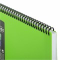 Блокнот БОЛЬШОГО ФОРМАТА А4, 80 л., обложка пластик, клетка, BRAUBERG "Metropolis", ЗЕЛЕНЫЙ, 115575 115575
